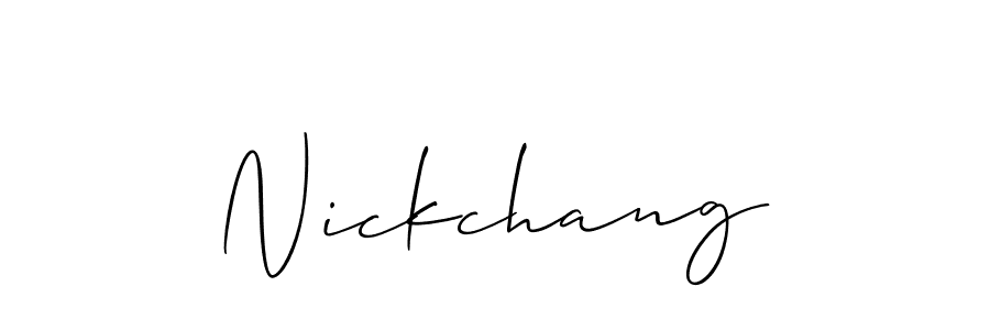 This is the best signature style for the Nickchang name. Also you like these signature font (Allison_Script). Mix name signature. Nickchang signature style 2 images and pictures png