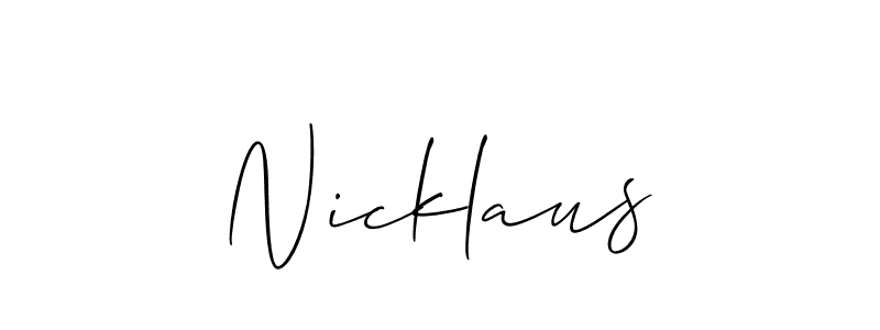 Make a short Nicklaus signature style. Manage your documents anywhere anytime using Allison_Script. Create and add eSignatures, submit forms, share and send files easily. Nicklaus signature style 2 images and pictures png