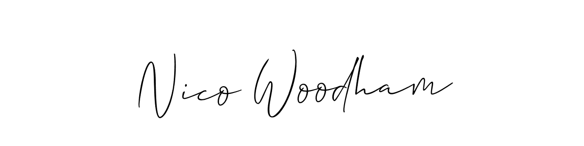 Check out images of Autograph of Nico Woodham name. Actor Nico Woodham Signature Style. Allison_Script is a professional sign style online. Nico Woodham signature style 2 images and pictures png