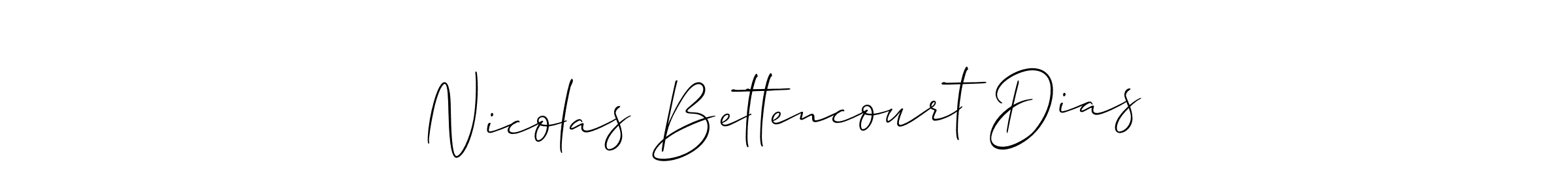 if you are searching for the best signature style for your name Nicolas Bettencourt Dias. so please give up your signature search. here we have designed multiple signature styles  using Allison_Script. Nicolas Bettencourt Dias signature style 2 images and pictures png