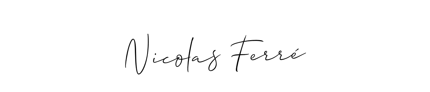 You can use this online signature creator to create a handwritten signature for the name Nicolas Ferré. This is the best online autograph maker. Nicolas Ferré signature style 2 images and pictures png