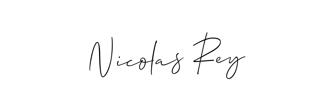 It looks lik you need a new signature style for name Nicolas Rey. Design unique handwritten (Allison_Script) signature with our free signature maker in just a few clicks. Nicolas Rey signature style 2 images and pictures png