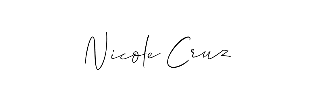 See photos of Nicole Cruz official signature by Spectra . Check more albums & portfolios. Read reviews & check more about Allison_Script font. Nicole Cruz signature style 2 images and pictures png