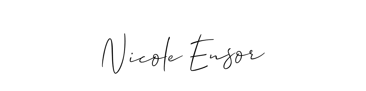 Make a short Nicole Ensor signature style. Manage your documents anywhere anytime using Allison_Script. Create and add eSignatures, submit forms, share and send files easily. Nicole Ensor signature style 2 images and pictures png