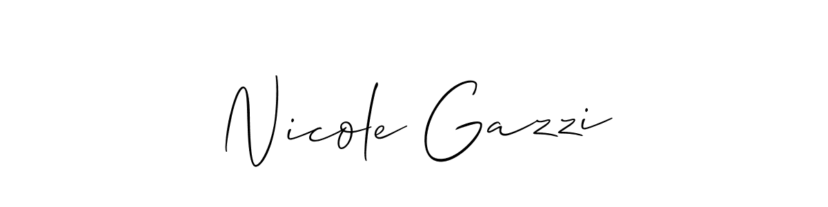 if you are searching for the best signature style for your name Nicole Gazzi. so please give up your signature search. here we have designed multiple signature styles  using Allison_Script. Nicole Gazzi signature style 2 images and pictures png
