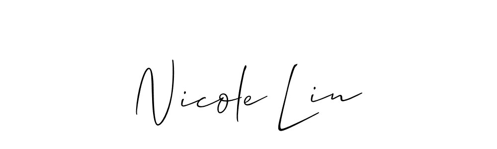 Make a short Nicole Lin signature style. Manage your documents anywhere anytime using Allison_Script. Create and add eSignatures, submit forms, share and send files easily. Nicole Lin signature style 2 images and pictures png