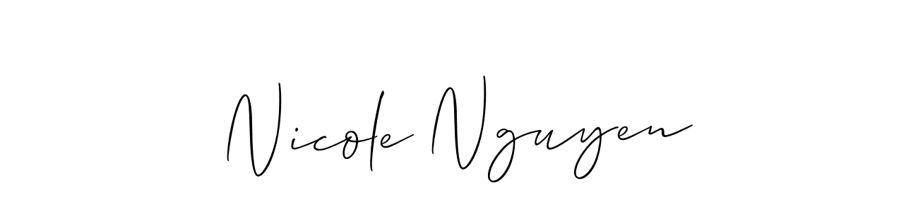 See photos of Nicole Nguyen official signature by Spectra . Check more albums & portfolios. Read reviews & check more about Allison_Script font. Nicole Nguyen signature style 2 images and pictures png