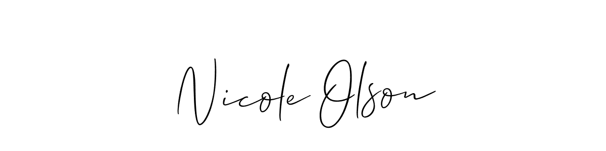Check out images of Autograph of Nicole Olson name. Actor Nicole Olson Signature Style. Allison_Script is a professional sign style online. Nicole Olson signature style 2 images and pictures png
