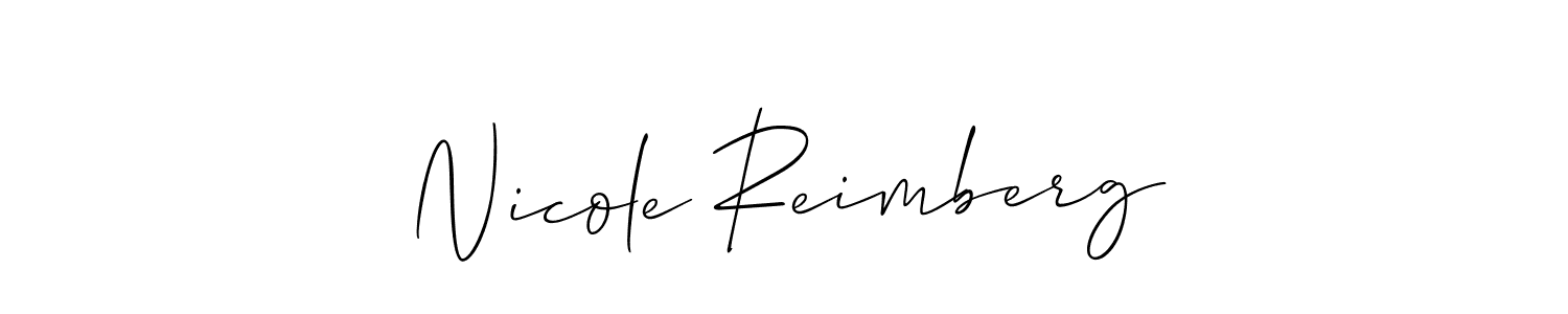 if you are searching for the best signature style for your name Nicole Reimberg. so please give up your signature search. here we have designed multiple signature styles  using Allison_Script. Nicole Reimberg signature style 2 images and pictures png