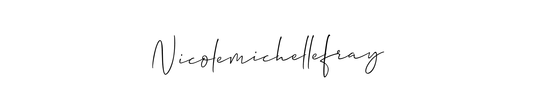 Once you've used our free online signature maker to create your best signature Allison_Script style, it's time to enjoy all of the benefits that Nicolemichellefray name signing documents. Nicolemichellefray signature style 2 images and pictures png