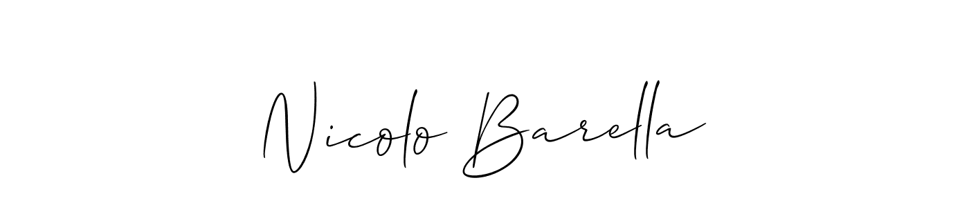 This is the best signature style for the Nicolo Barella name. Also you like these signature font (Allison_Script). Mix name signature. Nicolo Barella signature style 2 images and pictures png