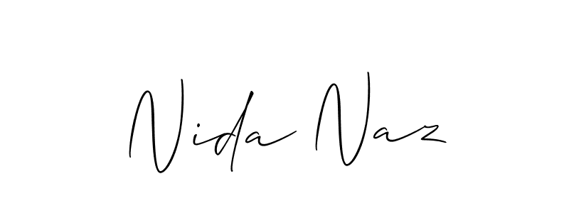 Once you've used our free online signature maker to create your best signature Allison_Script style, it's time to enjoy all of the benefits that Nida Naz name signing documents. Nida Naz signature style 2 images and pictures png