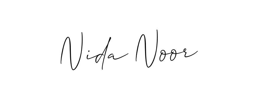 Once you've used our free online signature maker to create your best signature Allison_Script style, it's time to enjoy all of the benefits that Nida Noor name signing documents. Nida Noor signature style 2 images and pictures png