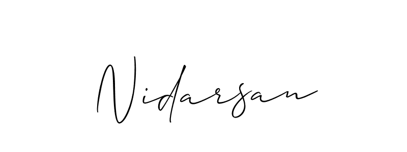 if you are searching for the best signature style for your name Nidarsan. so please give up your signature search. here we have designed multiple signature styles  using Allison_Script. Nidarsan signature style 2 images and pictures png