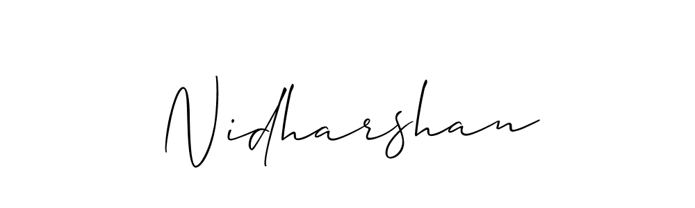 Once you've used our free online signature maker to create your best signature Allison_Script style, it's time to enjoy all of the benefits that Nidharshan name signing documents. Nidharshan signature style 2 images and pictures png
