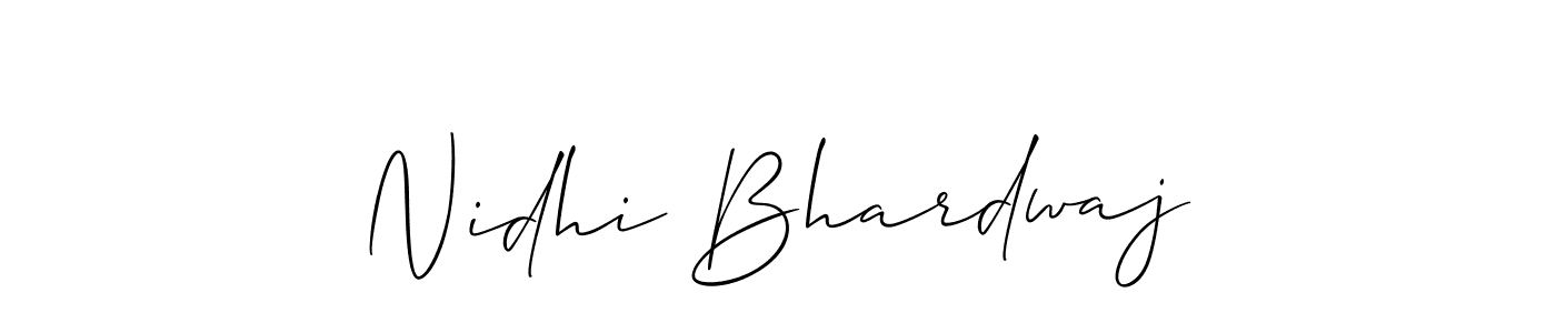 Here are the top 10 professional signature styles for the name Nidhi Bhardwaj. These are the best autograph styles you can use for your name. Nidhi Bhardwaj signature style 2 images and pictures png