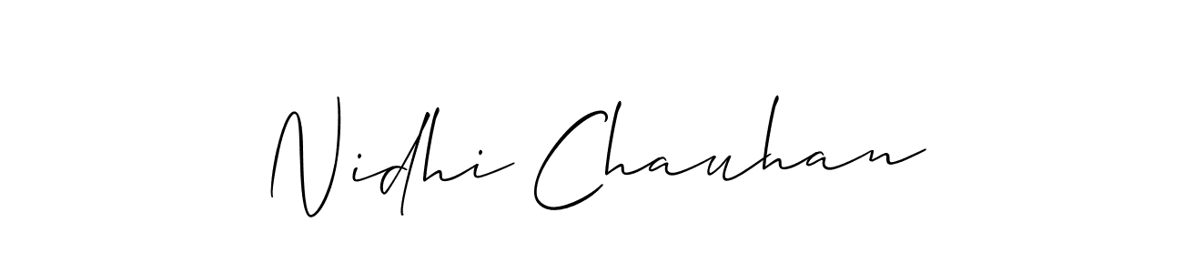 Best and Professional Signature Style for Nidhi Chauhan. Allison_Script Best Signature Style Collection. Nidhi Chauhan signature style 2 images and pictures png