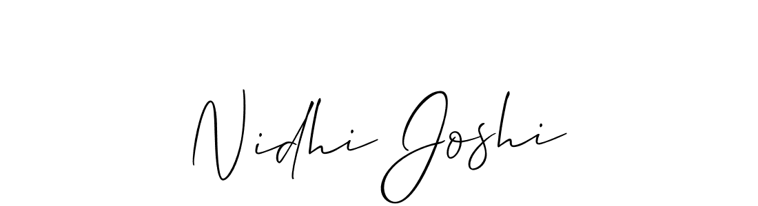 Best and Professional Signature Style for Nidhi Joshi. Allison_Script Best Signature Style Collection. Nidhi Joshi signature style 2 images and pictures png