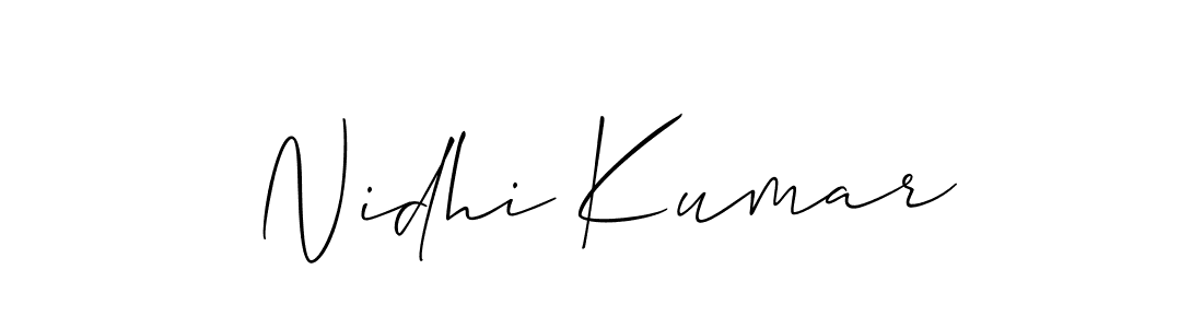 How to Draw Nidhi Kumar signature style? Allison_Script is a latest design signature styles for name Nidhi Kumar. Nidhi Kumar signature style 2 images and pictures png