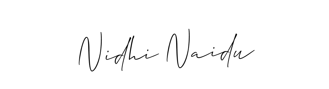 How to Draw Nidhi Naidu signature style? Allison_Script is a latest design signature styles for name Nidhi Naidu. Nidhi Naidu signature style 2 images and pictures png