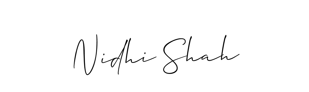This is the best signature style for the Nidhi Shah name. Also you like these signature font (Allison_Script). Mix name signature. Nidhi Shah signature style 2 images and pictures png