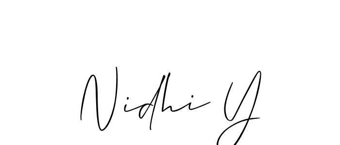 Here are the top 10 professional signature styles for the name Nidhi Y. These are the best autograph styles you can use for your name. Nidhi Y signature style 2 images and pictures png