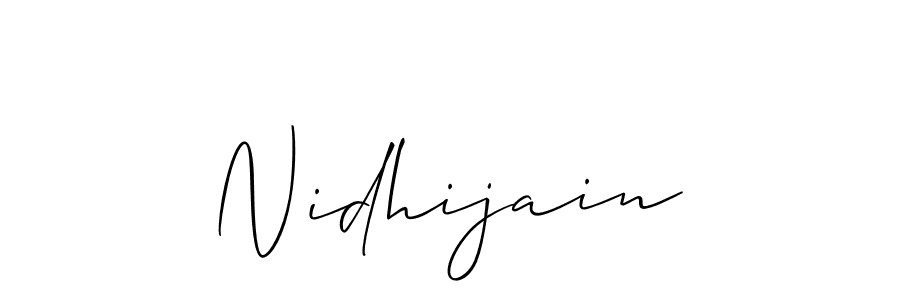This is the best signature style for the Nidhijain name. Also you like these signature font (Allison_Script). Mix name signature. Nidhijain signature style 2 images and pictures png