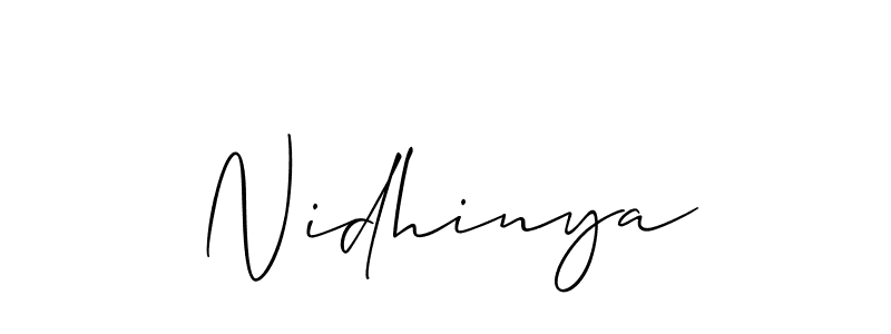 Once you've used our free online signature maker to create your best signature Allison_Script style, it's time to enjoy all of the benefits that Nidhinya name signing documents. Nidhinya signature style 2 images and pictures png