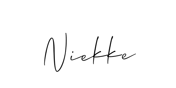 Make a short Niekke signature style. Manage your documents anywhere anytime using Allison_Script. Create and add eSignatures, submit forms, share and send files easily. Niekke signature style 2 images and pictures png