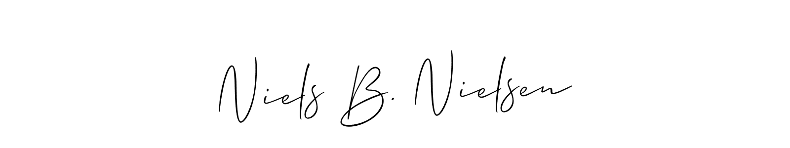 Once you've used our free online signature maker to create your best signature Allison_Script style, it's time to enjoy all of the benefits that Niels B. Nielsen name signing documents. Niels B. Nielsen signature style 2 images and pictures png