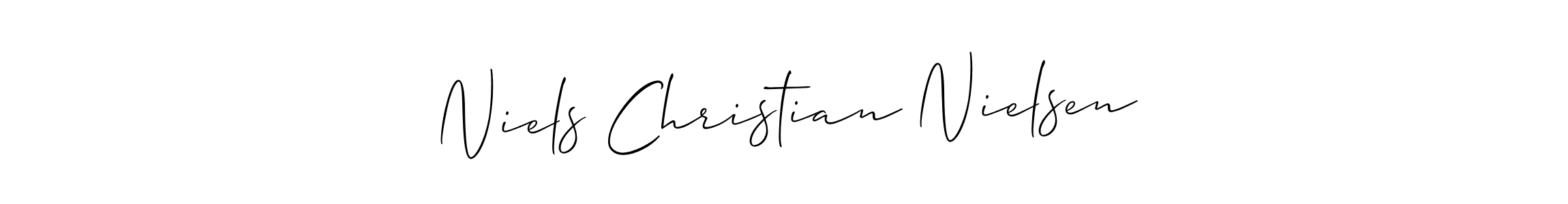 Similarly Allison_Script is the best handwritten signature design. Signature creator online .You can use it as an online autograph creator for name Niels Christian Nielsen. Niels Christian Nielsen signature style 2 images and pictures png