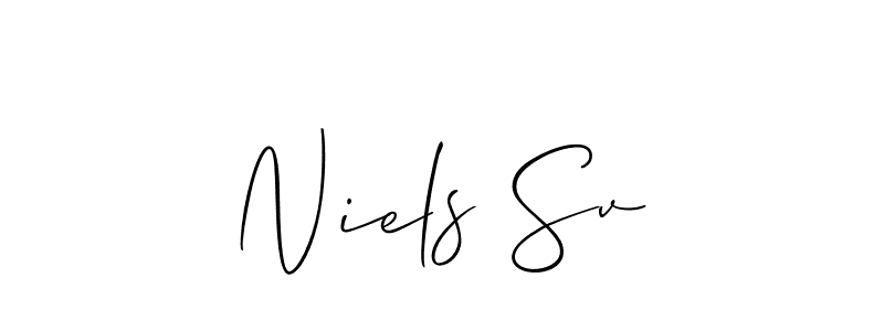 Here are the top 10 professional signature styles for the name Niels Sv. These are the best autograph styles you can use for your name. Niels Sv signature style 2 images and pictures png