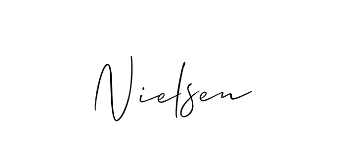 Best and Professional Signature Style for Nielsen. Allison_Script Best Signature Style Collection. Nielsen signature style 2 images and pictures png