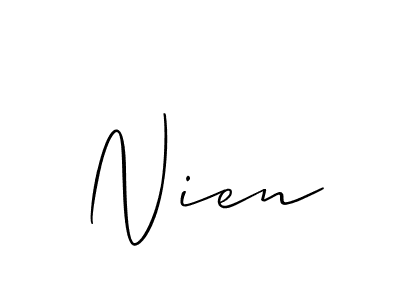 This is the best signature style for the Nien name. Also you like these signature font (Allison_Script). Mix name signature. Nien signature style 2 images and pictures png