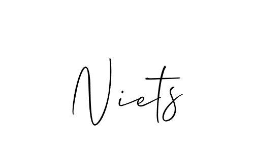 Here are the top 10 professional signature styles for the name Niets. These are the best autograph styles you can use for your name. Niets signature style 2 images and pictures png