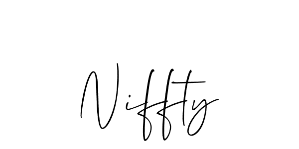 How to Draw Niffty signature style? Allison_Script is a latest design signature styles for name Niffty. Niffty signature style 2 images and pictures png