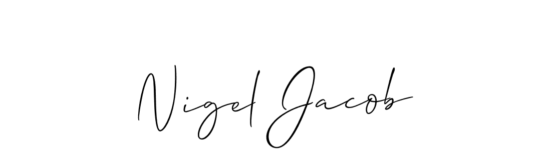 You can use this online signature creator to create a handwritten signature for the name Nigel Jacob. This is the best online autograph maker. Nigel Jacob signature style 2 images and pictures png