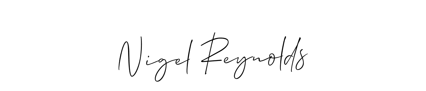 Best and Professional Signature Style for Nigel Reynolds. Allison_Script Best Signature Style Collection. Nigel Reynolds signature style 2 images and pictures png