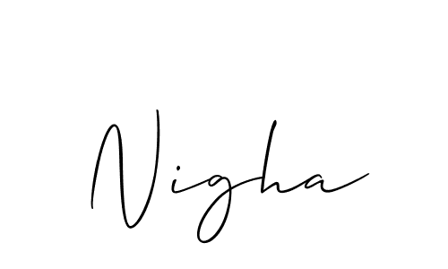 See photos of Nigha official signature by Spectra . Check more albums & portfolios. Read reviews & check more about Allison_Script font. Nigha signature style 2 images and pictures png