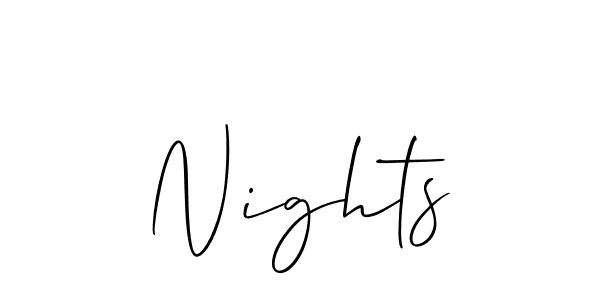 Once you've used our free online signature maker to create your best signature Allison_Script style, it's time to enjoy all of the benefits that Nights name signing documents. Nights signature style 2 images and pictures png