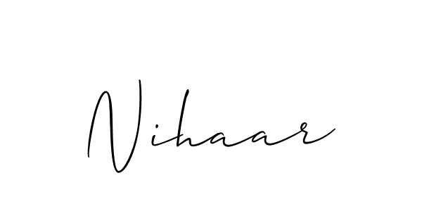 This is the best signature style for the Nihaar name. Also you like these signature font (Allison_Script). Mix name signature. Nihaar signature style 2 images and pictures png