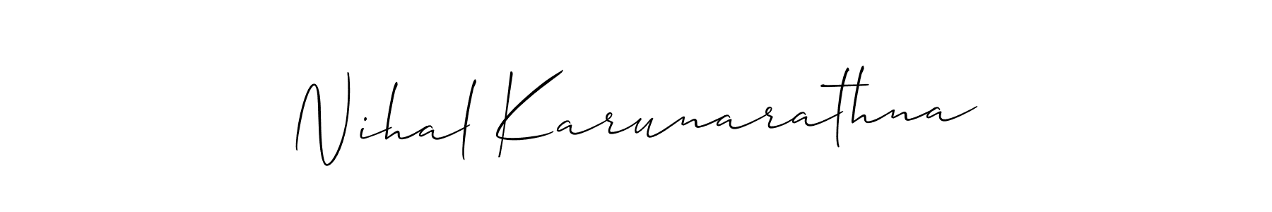 Here are the top 10 professional signature styles for the name Nihal Karunarathna. These are the best autograph styles you can use for your name. Nihal Karunarathna signature style 2 images and pictures png