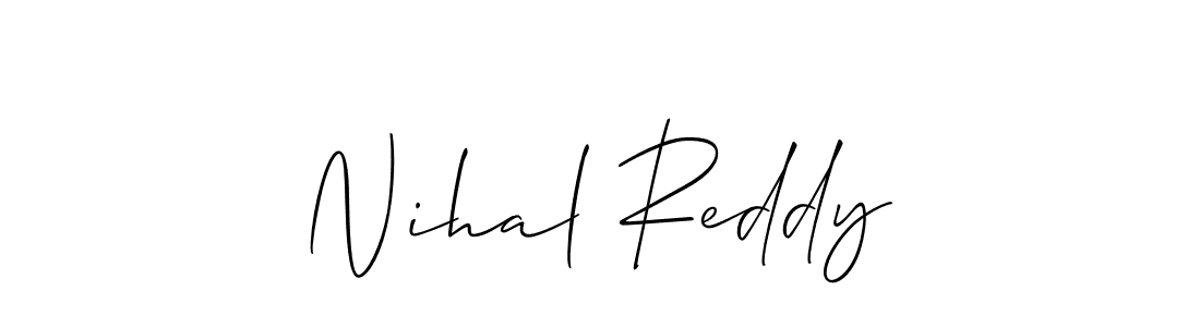 You should practise on your own different ways (Allison_Script) to write your name (Nihal Reddy) in signature. don't let someone else do it for you. Nihal Reddy signature style 2 images and pictures png