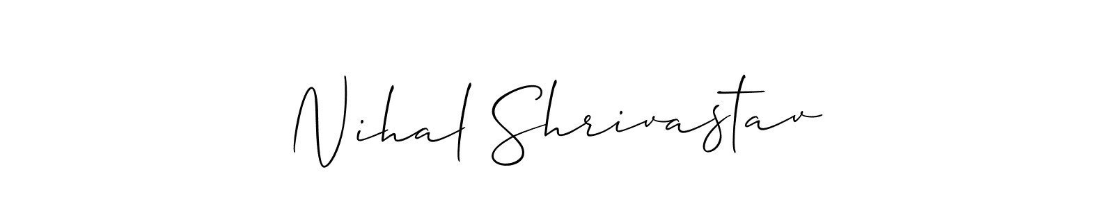 See photos of Nihal Shrivastav official signature by Spectra . Check more albums & portfolios. Read reviews & check more about Allison_Script font. Nihal Shrivastav signature style 2 images and pictures png