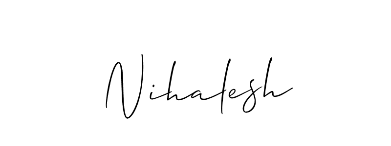 Make a short Nihalesh signature style. Manage your documents anywhere anytime using Allison_Script. Create and add eSignatures, submit forms, share and send files easily. Nihalesh signature style 2 images and pictures png