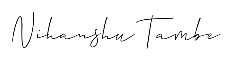 Style your name Nihanshu Tambe with confidence using Allison_Script signature design. Simple, elegant, and ready for immediate document use. Nihanshu Tambe signature style 2 images and pictures png