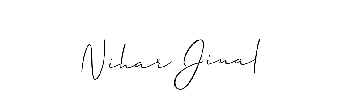 Here are the top 10 professional signature styles for the name Nihar Jinal. These are the best autograph styles you can use for your name. Nihar Jinal signature style 2 images and pictures png