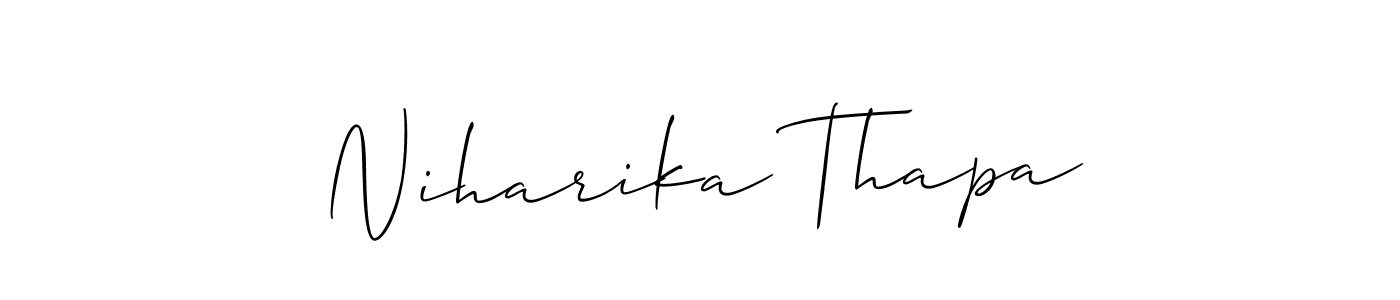 Once you've used our free online signature maker to create your best signature Allison_Script style, it's time to enjoy all of the benefits that Niharika Thapa name signing documents. Niharika Thapa signature style 2 images and pictures png