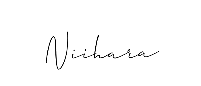 How to Draw Niihara signature style? Allison_Script is a latest design signature styles for name Niihara. Niihara signature style 2 images and pictures png