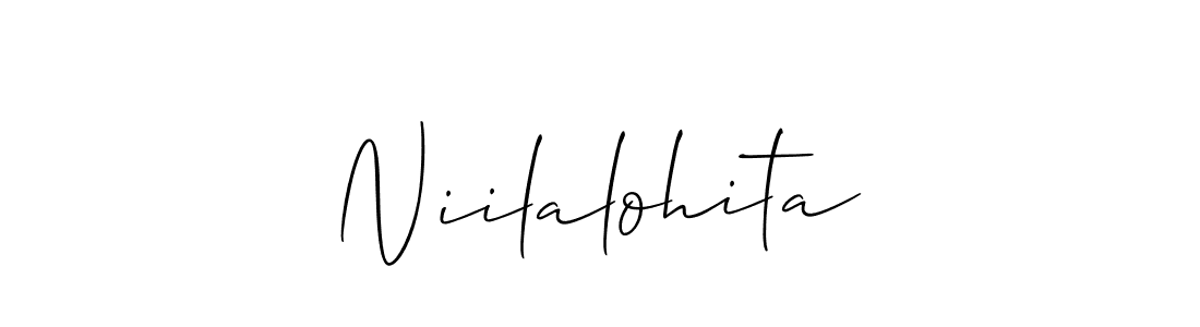 You can use this online signature creator to create a handwritten signature for the name Niilalohita. This is the best online autograph maker. Niilalohita signature style 2 images and pictures png